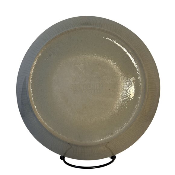 MCM Harkerware Blue Mist Speckled Stone China Oven Proof Dinner Plates Set-4 HTF - Picture 3 of 11